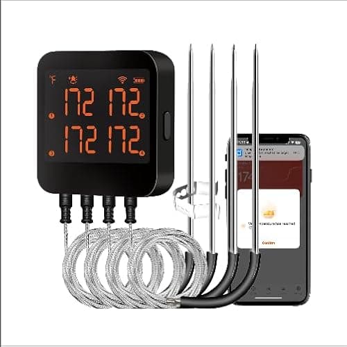 Easebloom Bluetooth肉用温度計 4プローブ